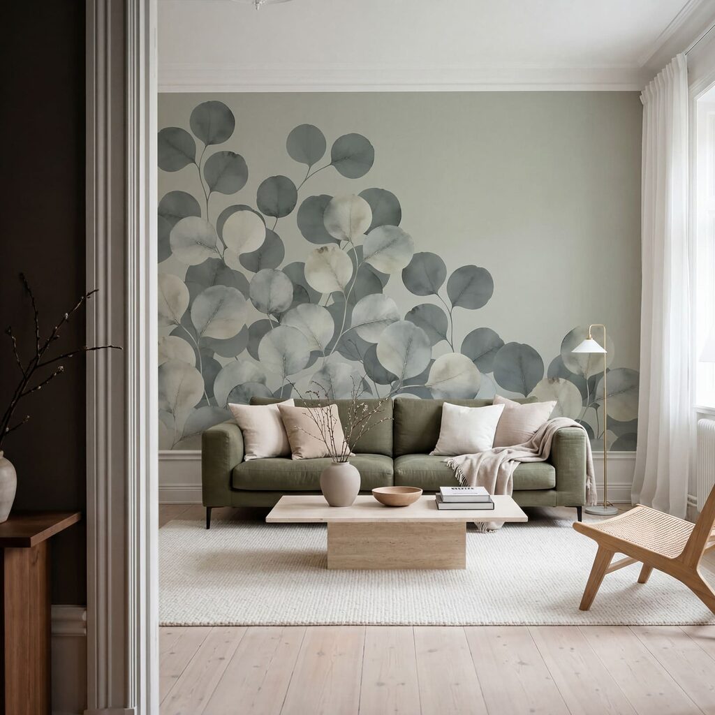 Runde Blätter in Schichten — Interieur 2