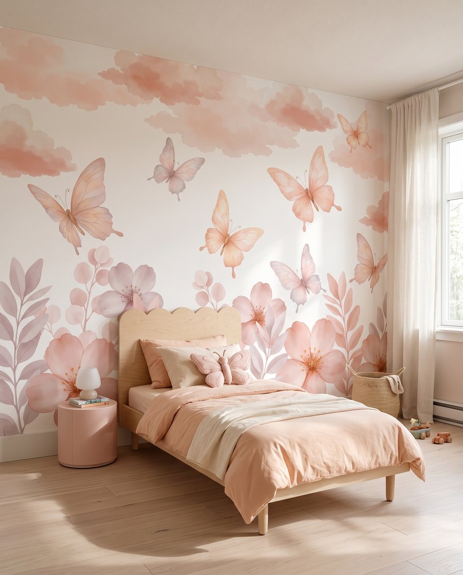 Schmetterlinge über Blüten — Interieur 1
