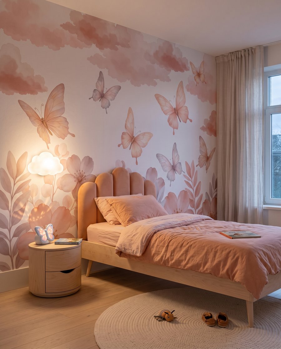 Schmetterlinge über Blüten — Interieur 5