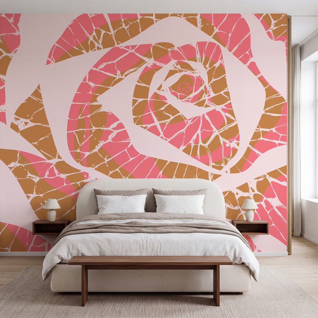 Rose aus Farbsplittern — Interieur 1