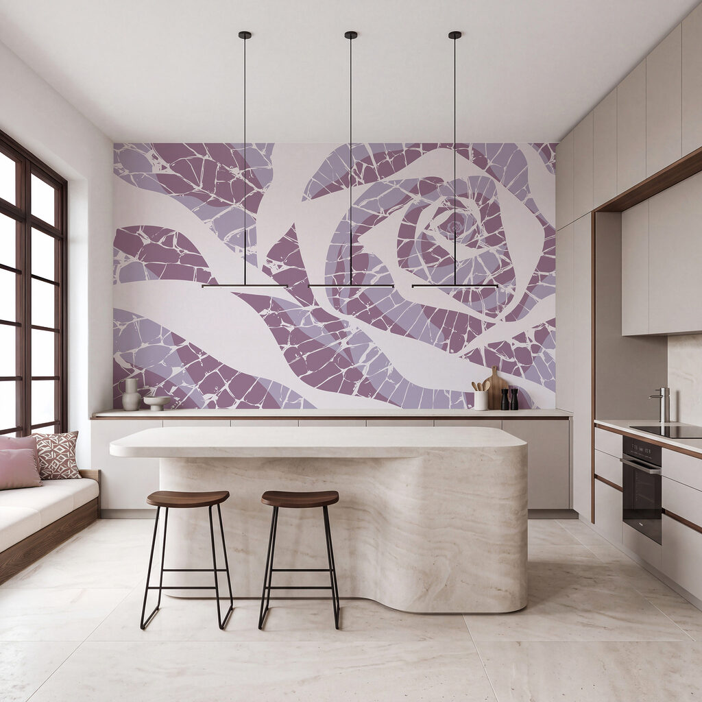 Rose aus Farbsplittern — Interieur 2