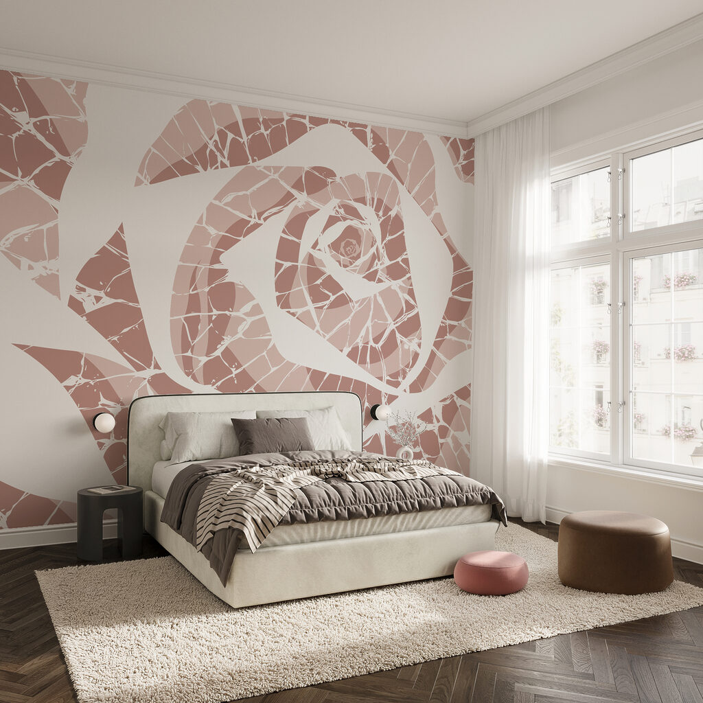 Rose aus Farbsplittern — Interieur 2