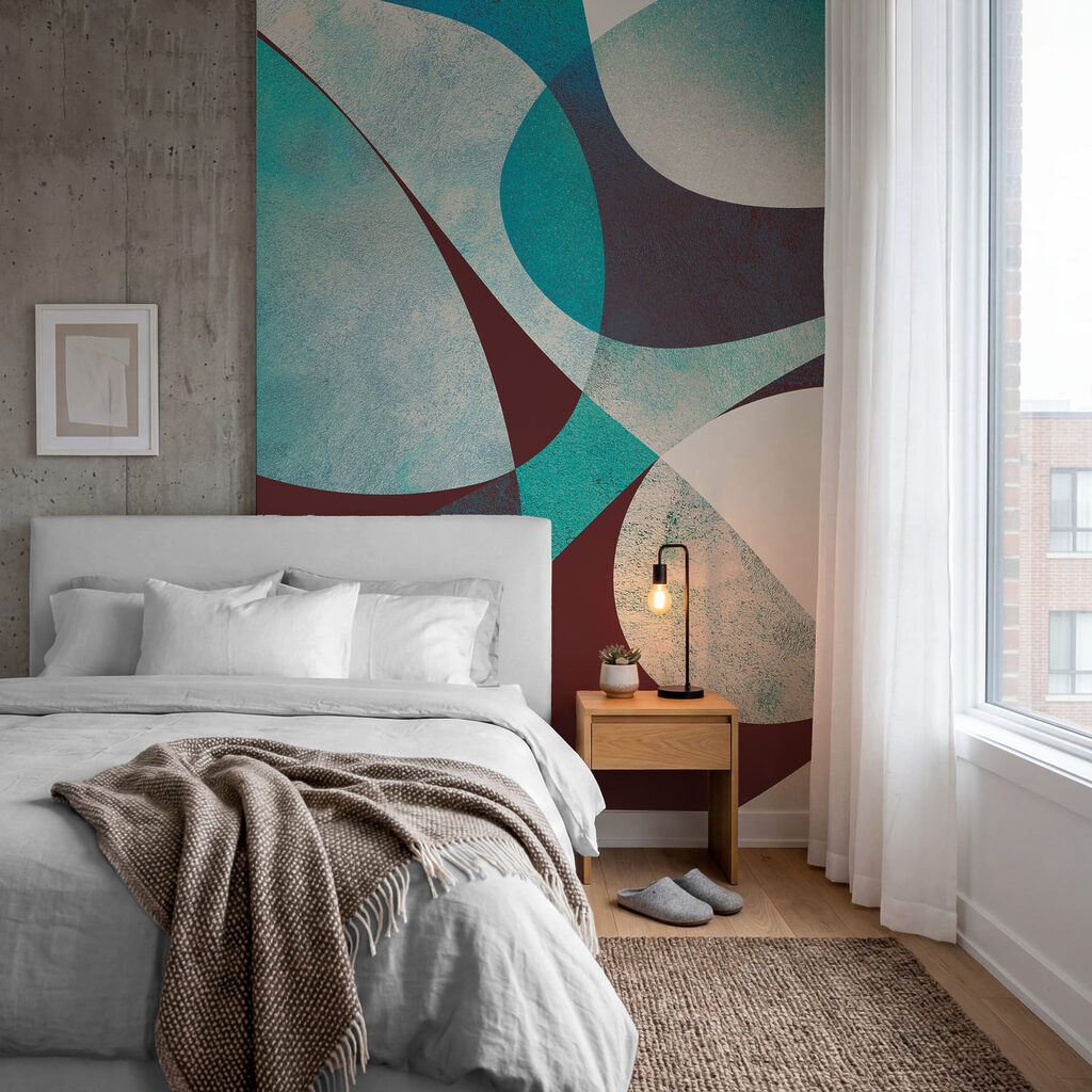 Ineinanderfließende Formen — Interieur 2