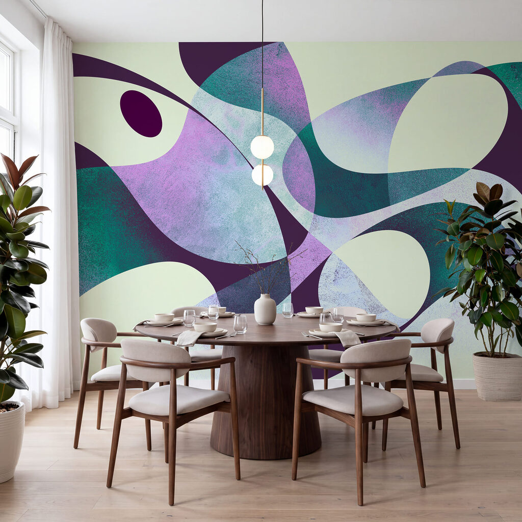 Ineinanderfließende Formen — Interieur 2