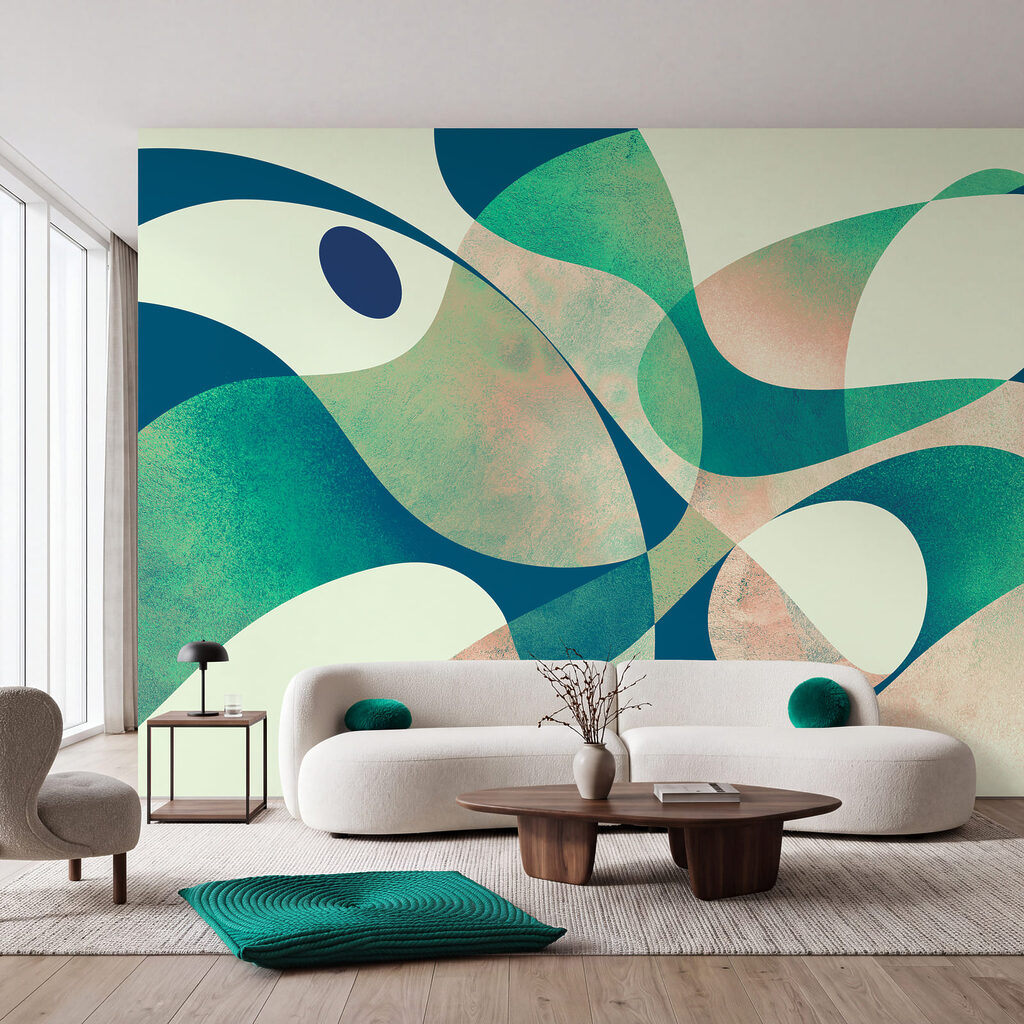 Ineinanderfließende Formen — Interieur 2