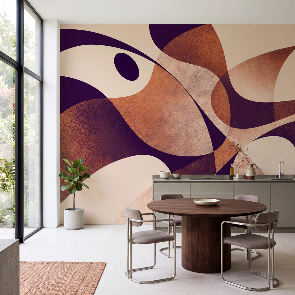 Ineinanderfließende Formen — Interieur 1