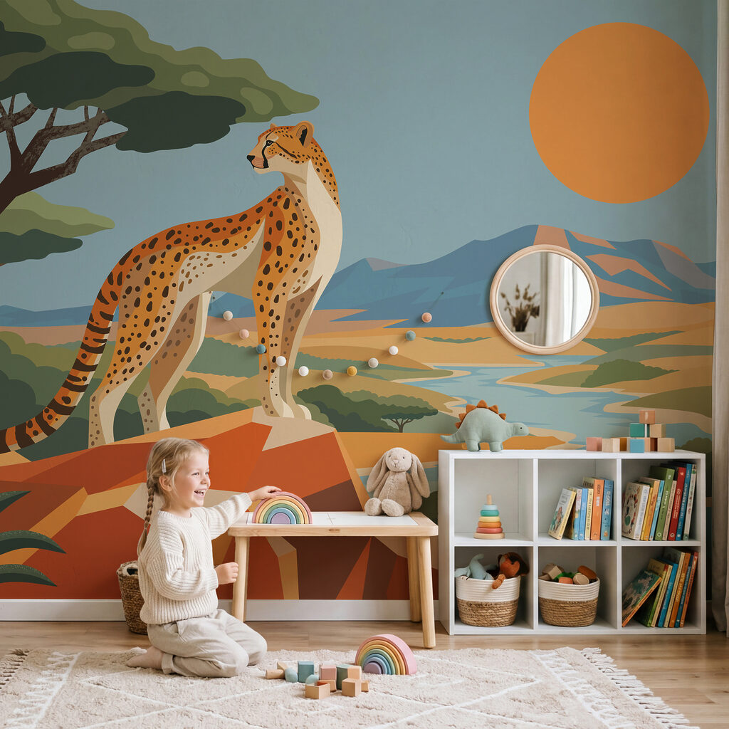 Wächter der Savanne in einem Interieur
