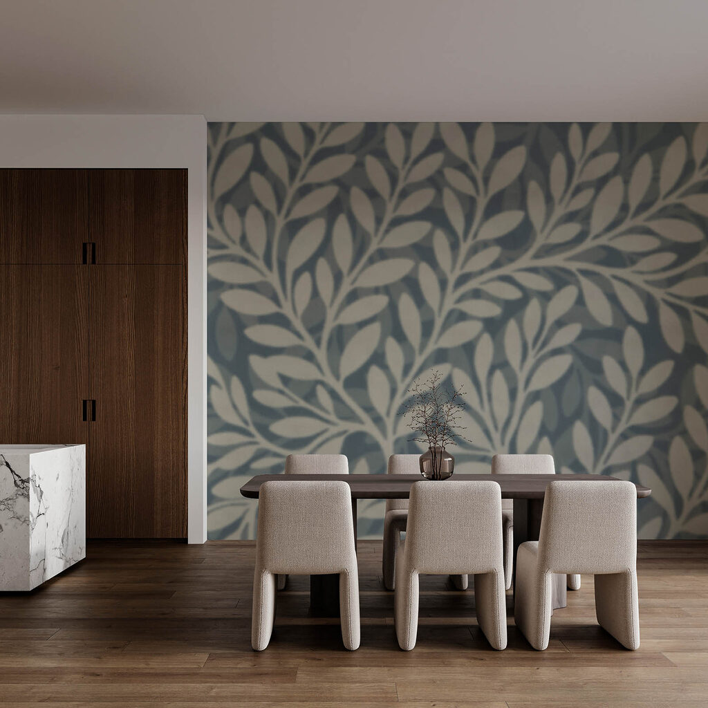 Ein Gewirr aus Zweigen in einem Interieur