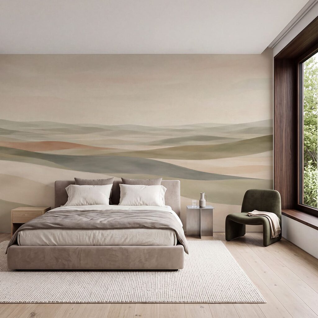 Ferne Felder in Farbschichten — Interieur 1