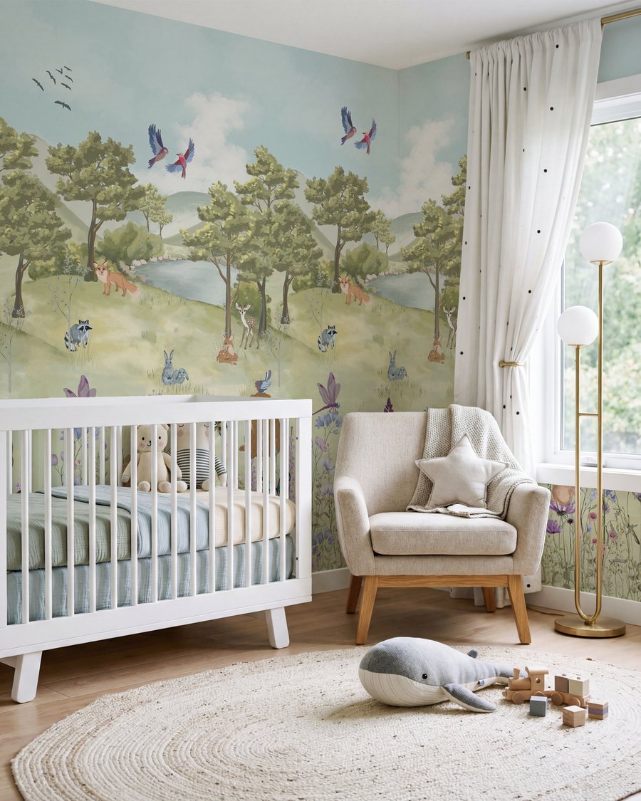 Waldfreunde zwischen Wiesenblumen — Interieur 4