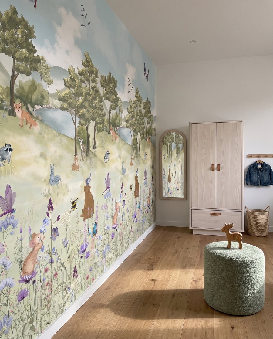 Waldfreunde zwischen Wiesenblumen — Interieur 6