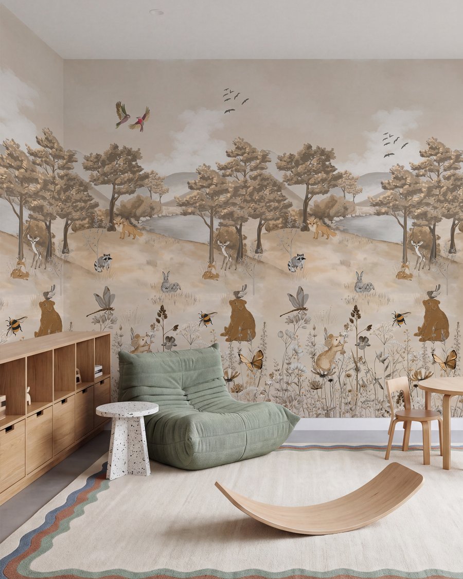 Waldfreunde in sanften Sandtönen — Interieur 5