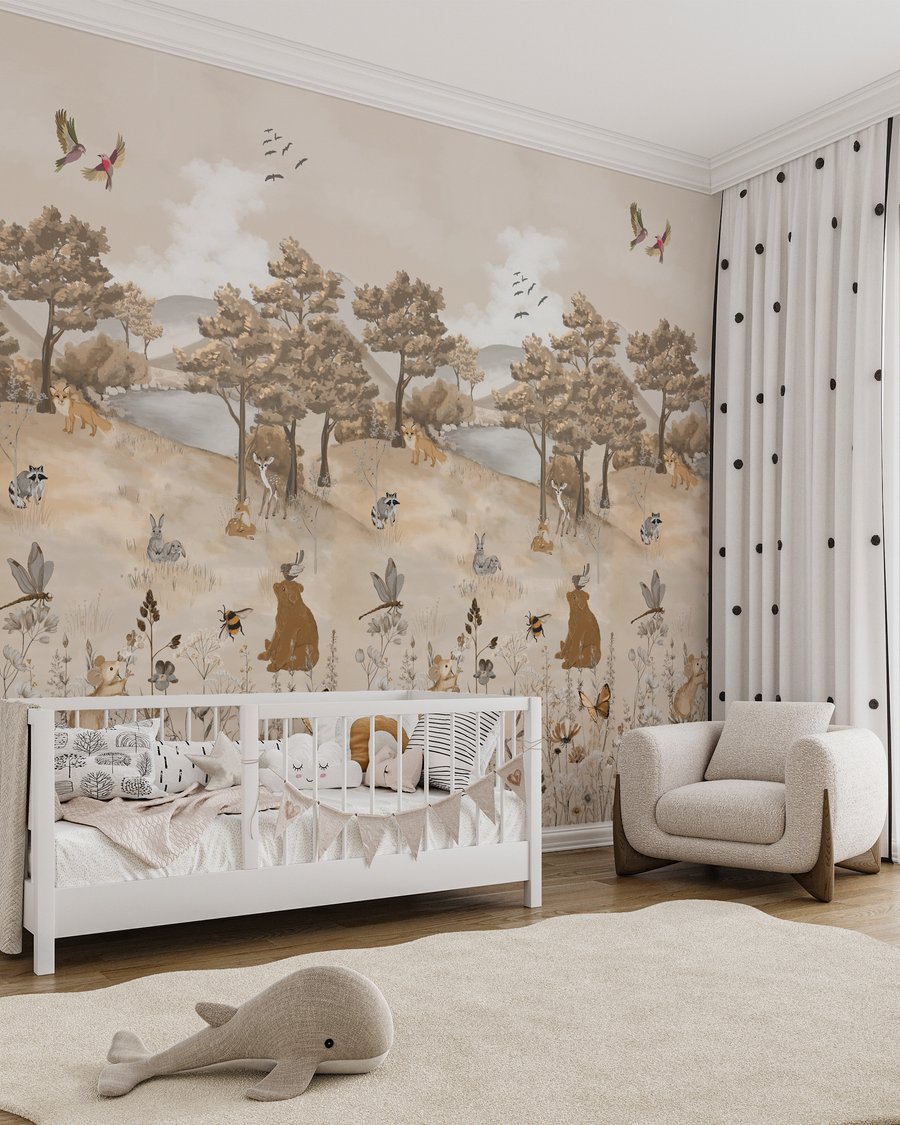 Waldfreunde in sanften Sandtönen — Interieur 6