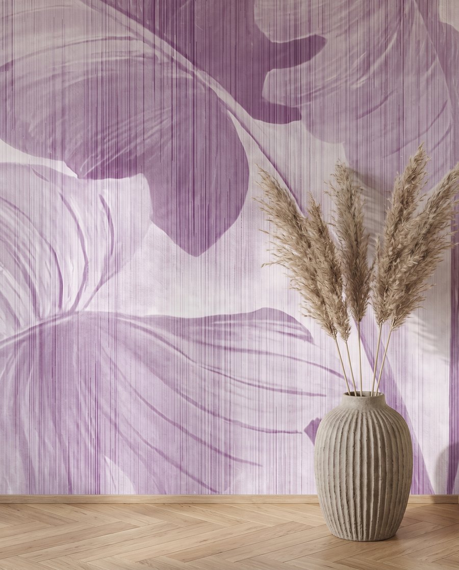 Blattschatten auf verwittertem Weiß — Interieur 4
