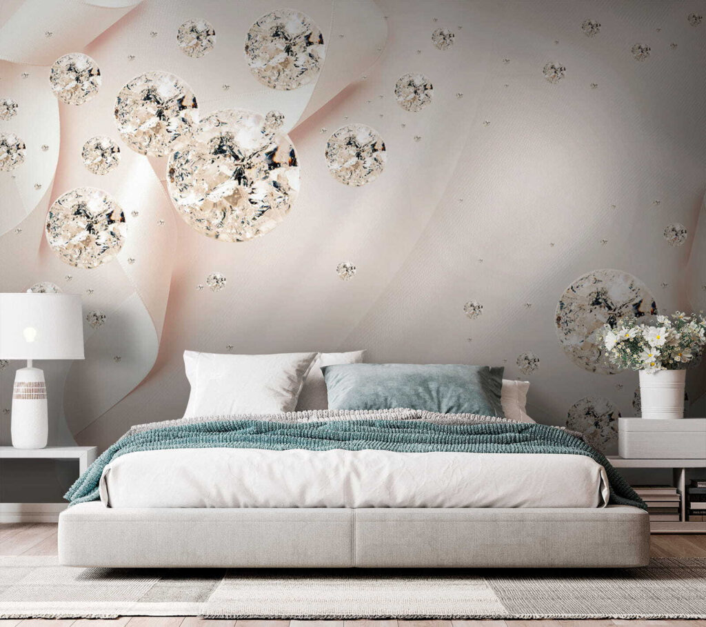 Bänder und glitzernde Kugeln — Interieur 2