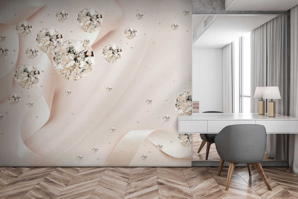 Bänder und glitzernde Kugeln — Interieur 3