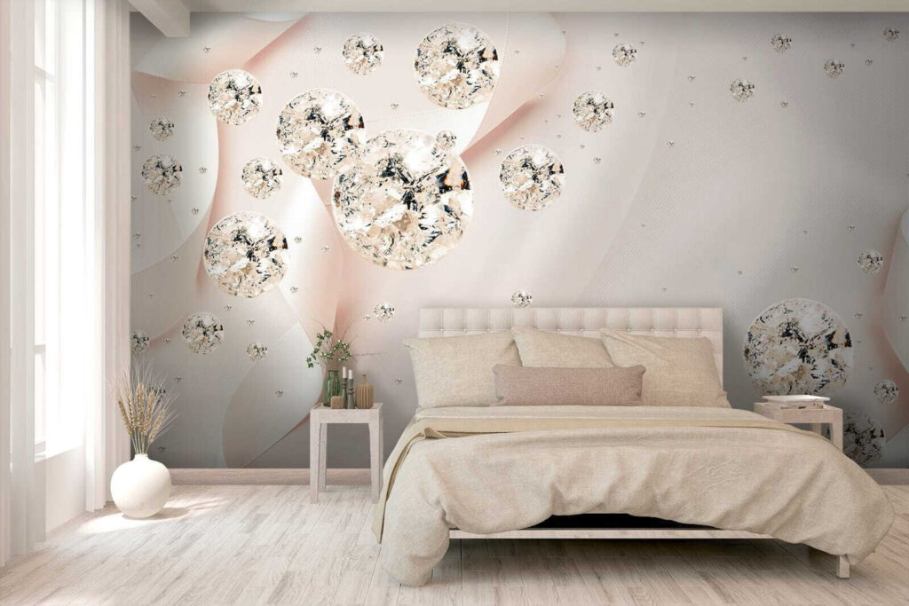 Bänder und glitzernde Kugeln — Interieur 1