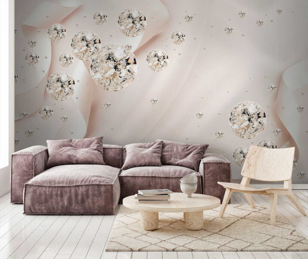 Bänder und glitzernde Kugeln — Interieur 6