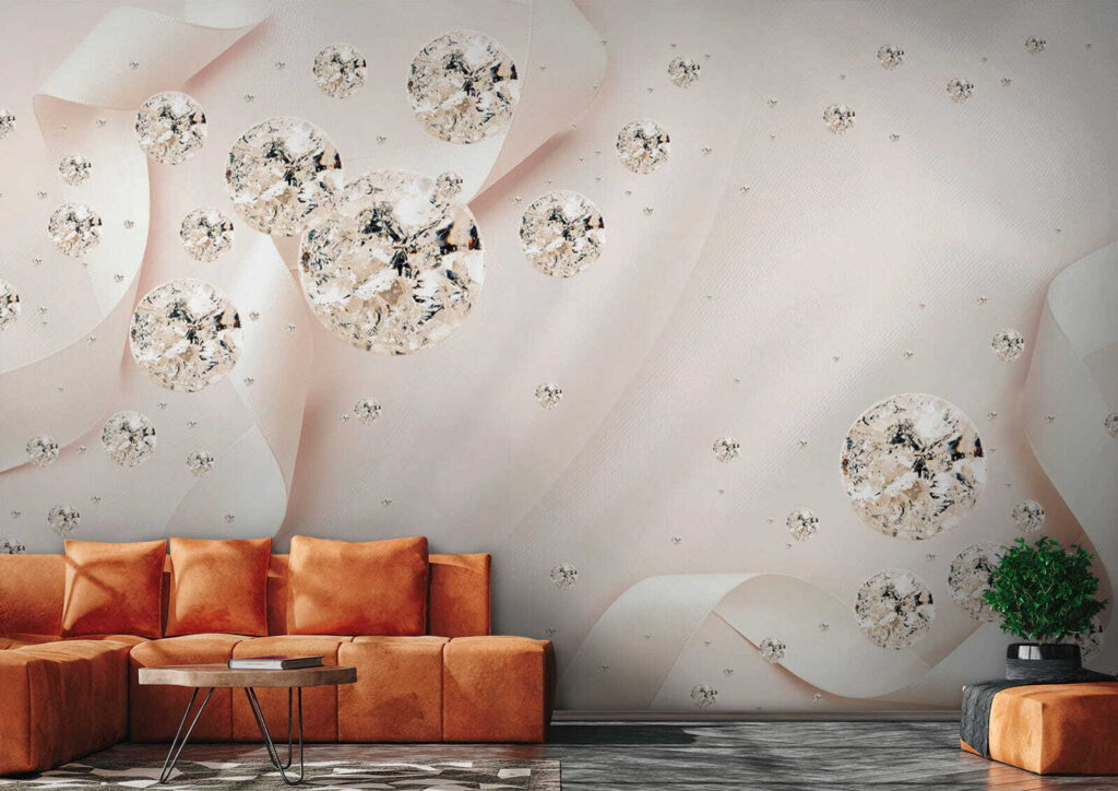 Bänder und glitzernde Kugeln — Interieur 8