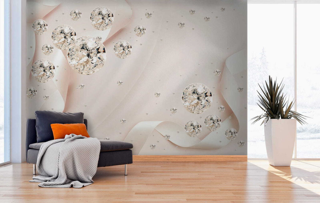 Bänder und glitzernde Kugeln — Interieur 9