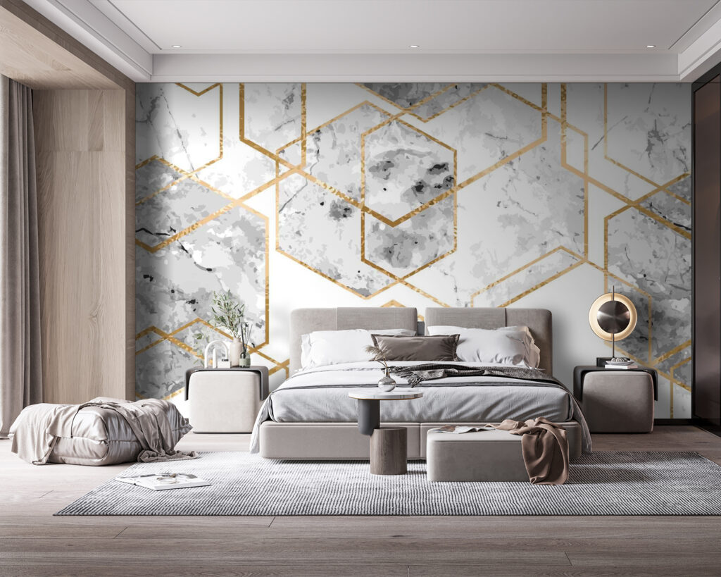 Sechsecke auf Marmor — Interieur 2