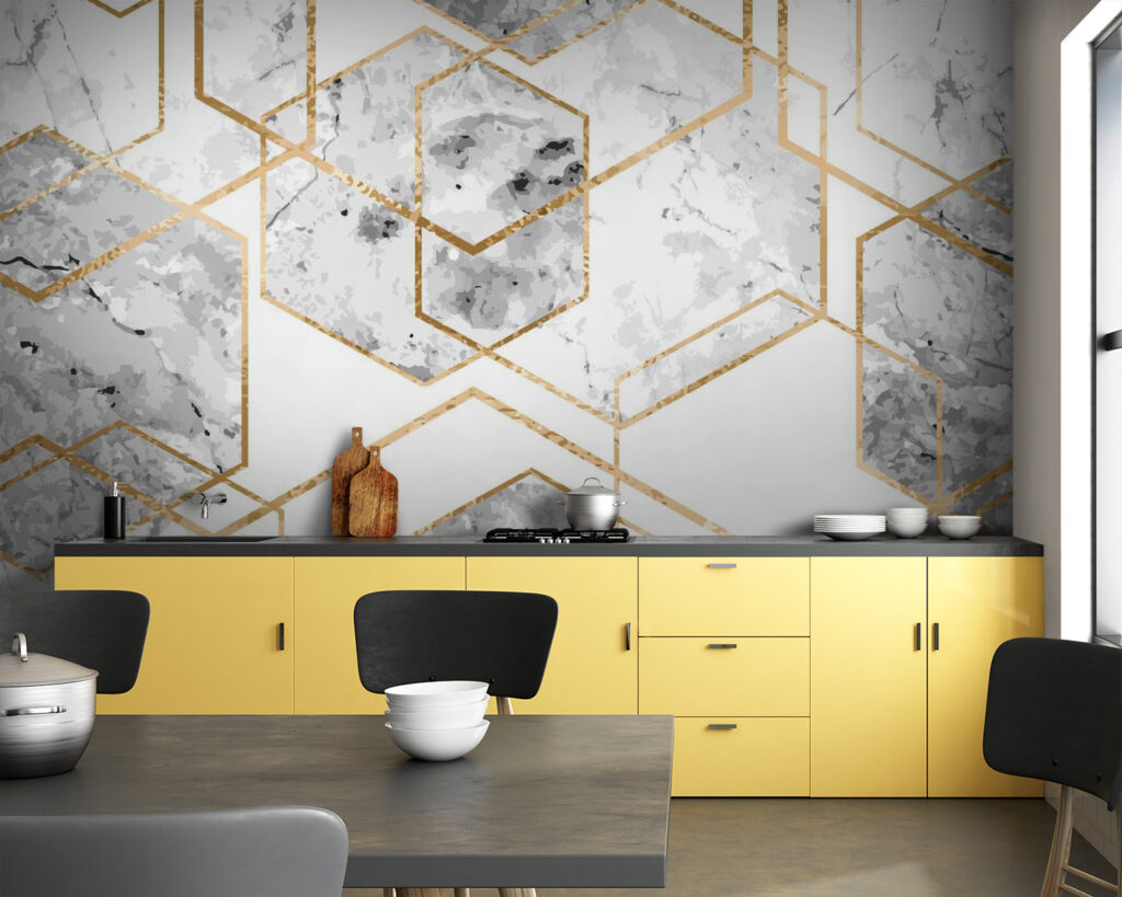 Sechsecke auf Marmor — Interieur 3