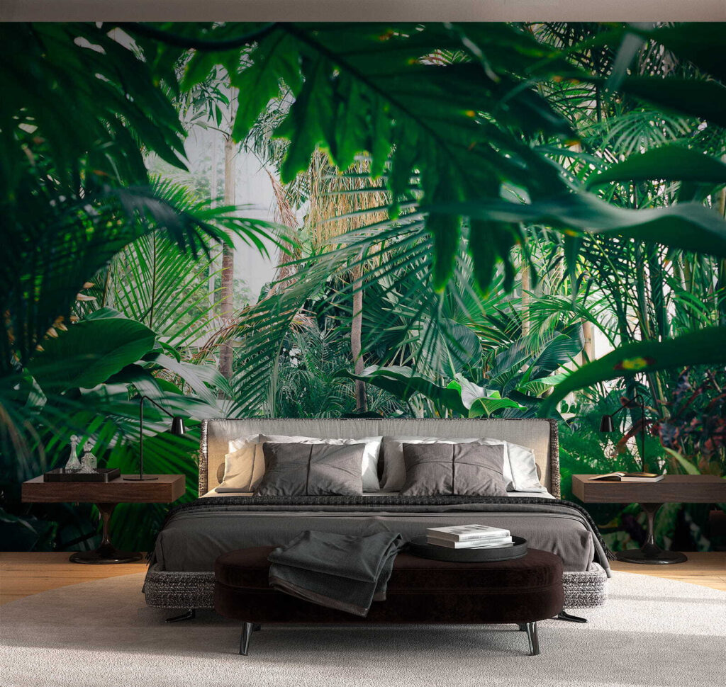 Grüne Palmblätter — Interieur 3