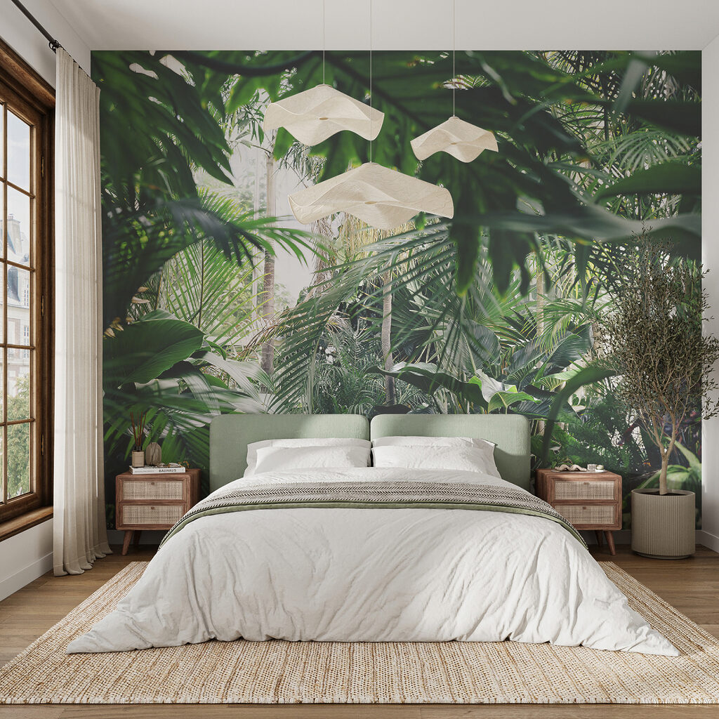 Grüne Palmblätter — Interieur 12