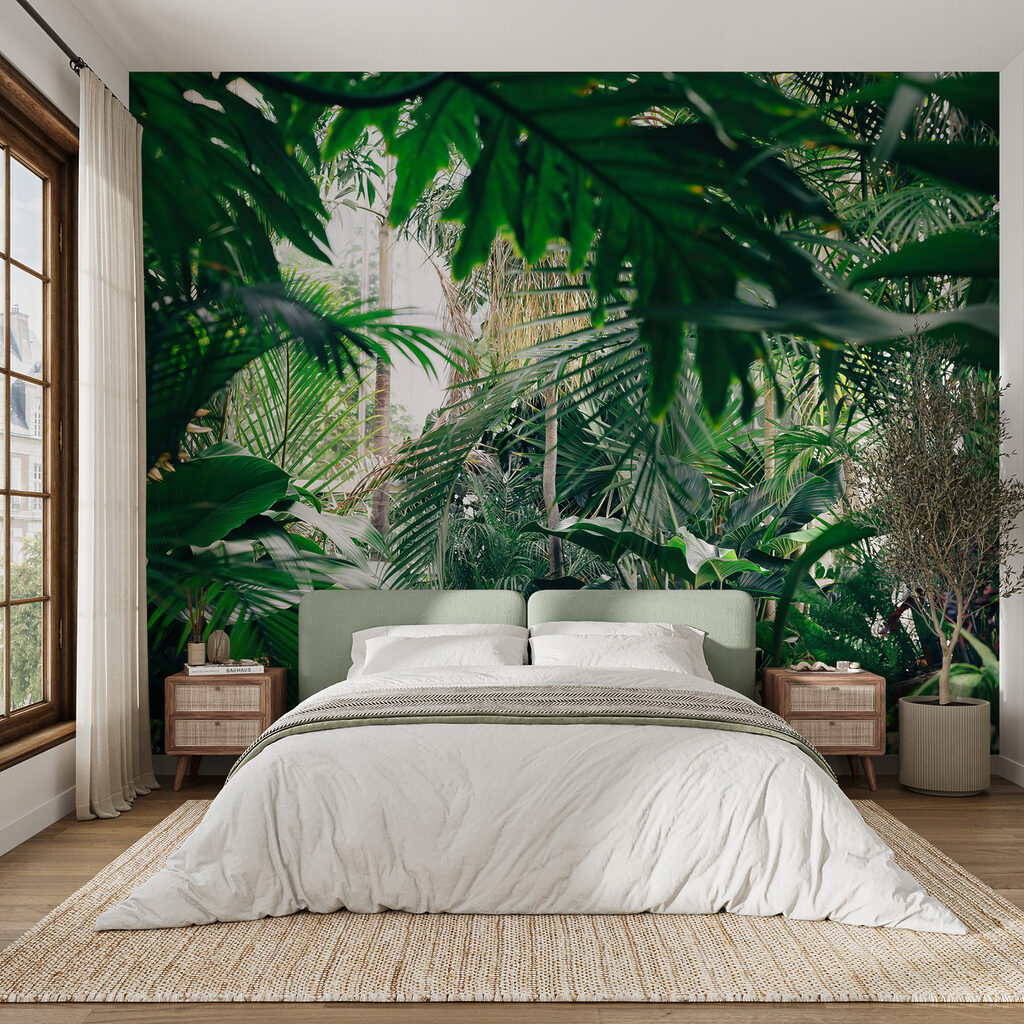 Grüne Palmblätter — Interieur 13