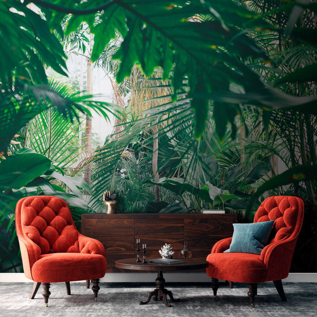 Grüne Palmblätter — Interieur 5