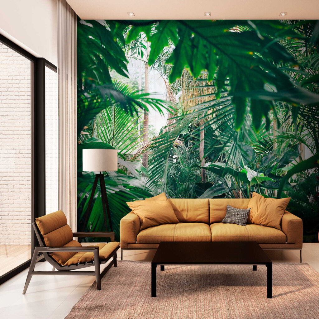 Grüne Palmblätter — Interieur 6