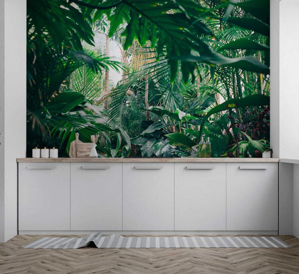 Grüne Palmblätter — Interieur 9