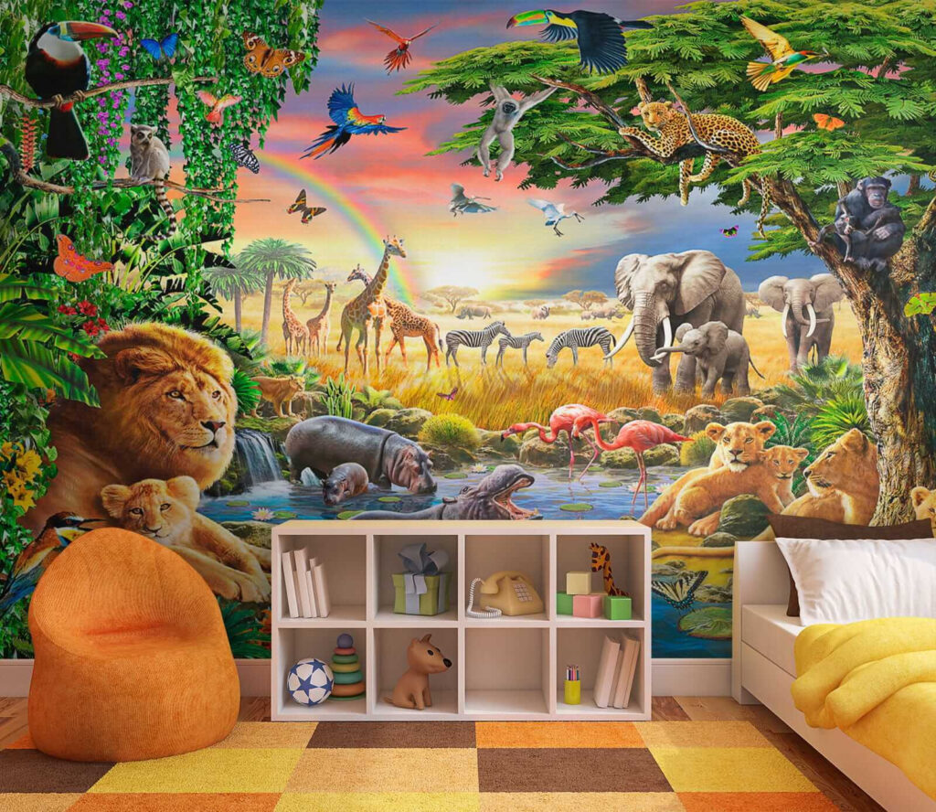 Tiere am Dschungelteich — Interieur 3