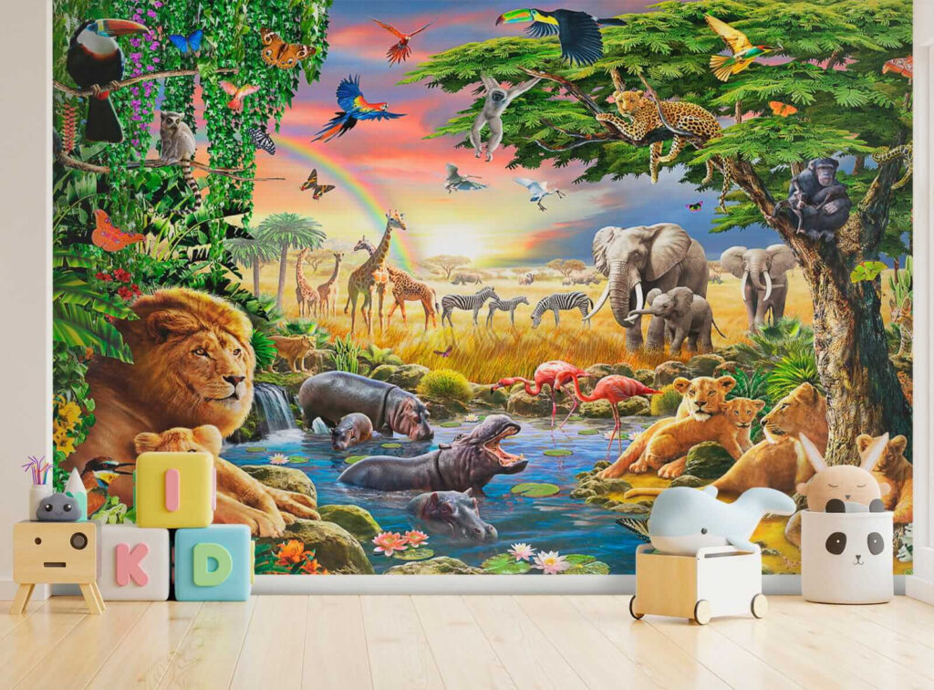 Tiere am Dschungelteich — Interieur 4