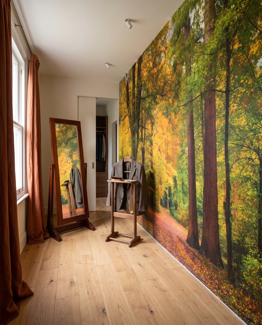 Wegbiegung im Herbstlicht — Interieur 2