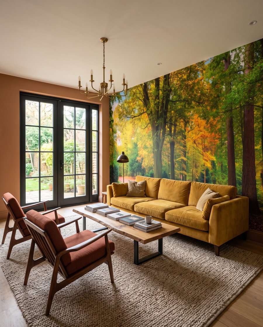 Wegbiegung im Herbstlicht — Interieur 3