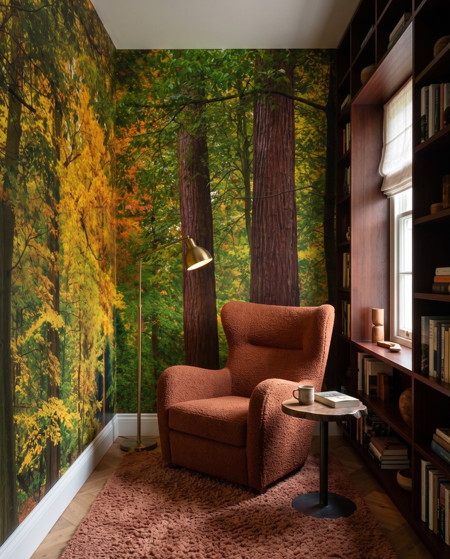 Wegbiegung im Herbstlicht — Interieur 4