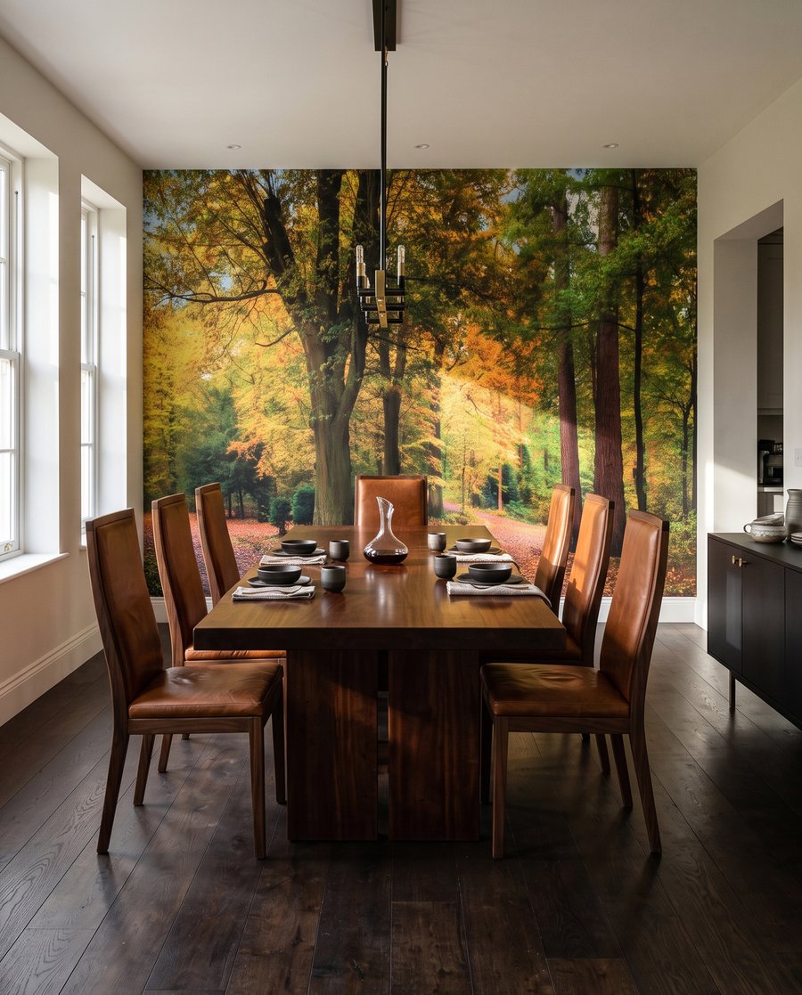 Wegbiegung im Herbstlicht — Interieur 5