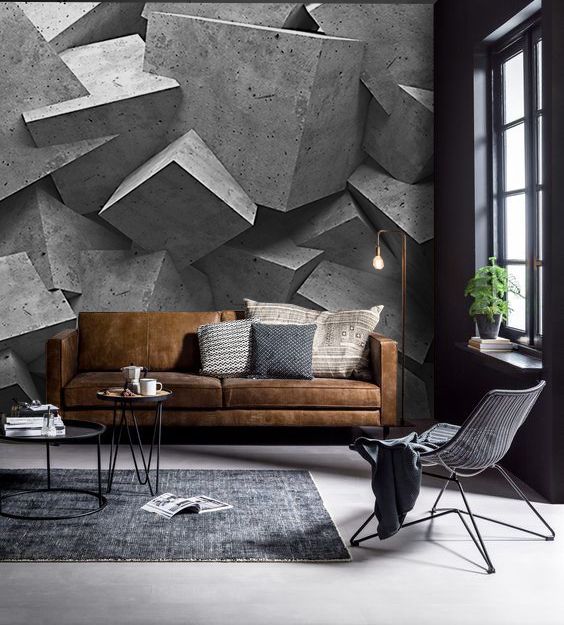 Gestapelte Betonblöcke — Interieur 1