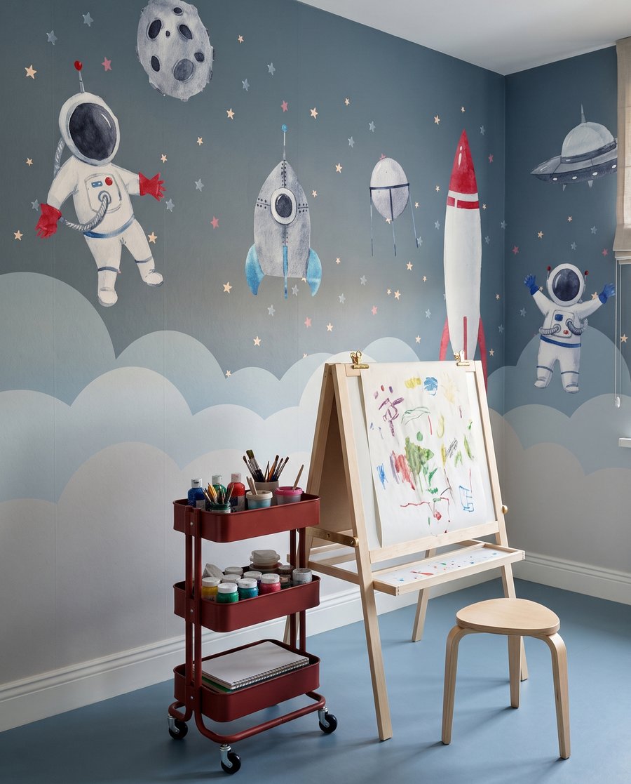 Rakete über weichen Wolken — Interieur 4
