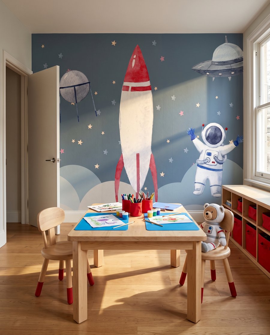 Rakete über weichen Wolken — Interieur 2