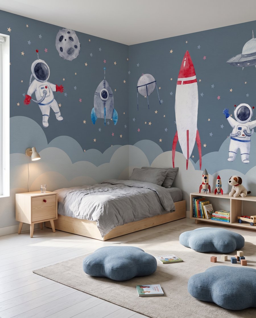 Rakete über weichen Wolken — Interieur 3