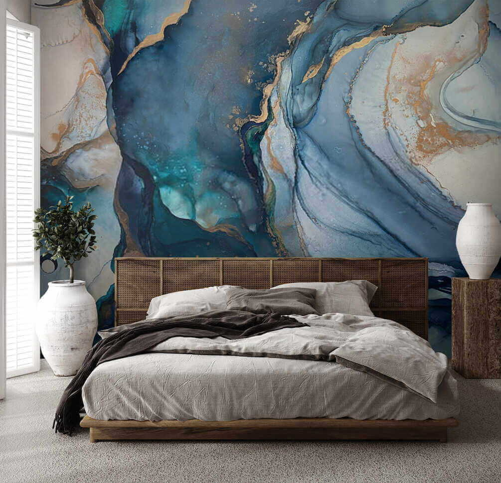 Azurblaue Schichten — Interieur 1