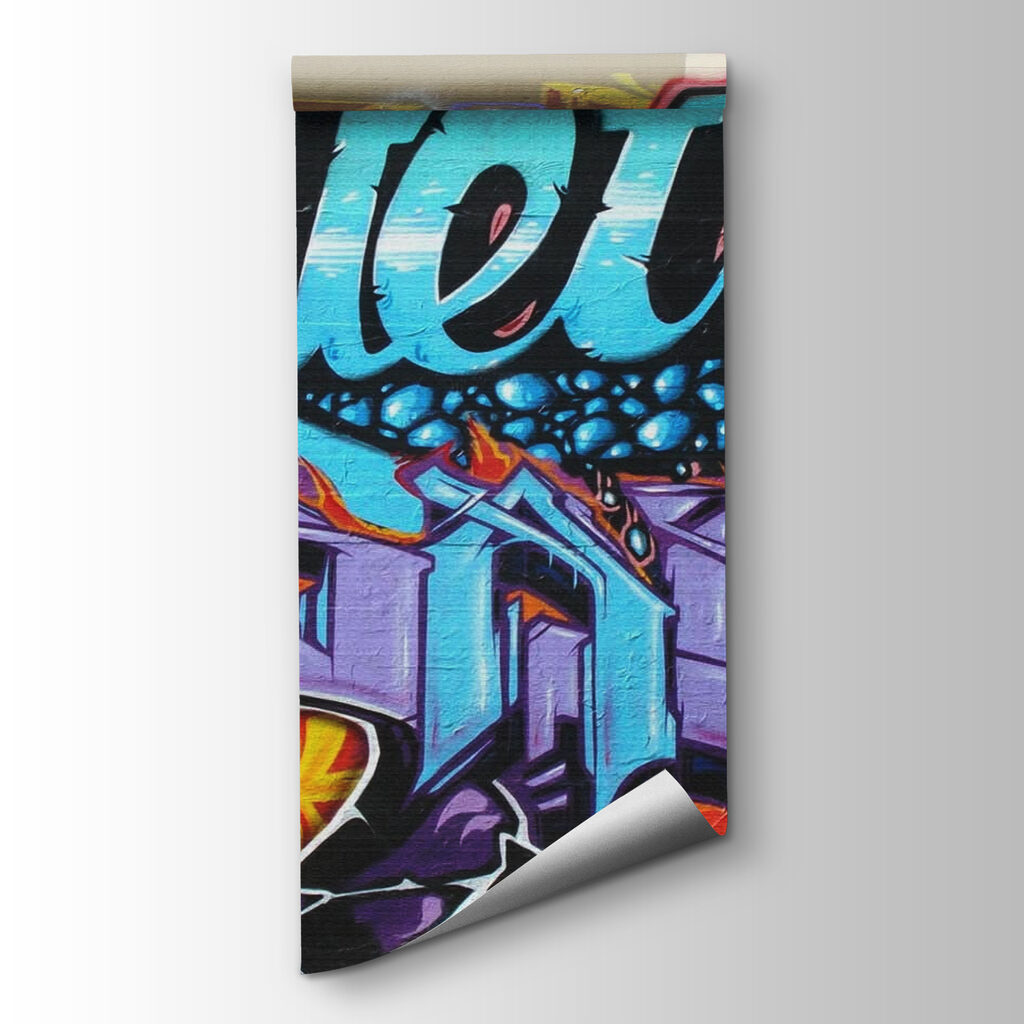 Bunte Graffitibuchstaben — Produktansicht