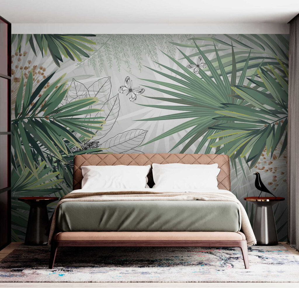 Zartes tropisches Blattwerk — Interieur 2