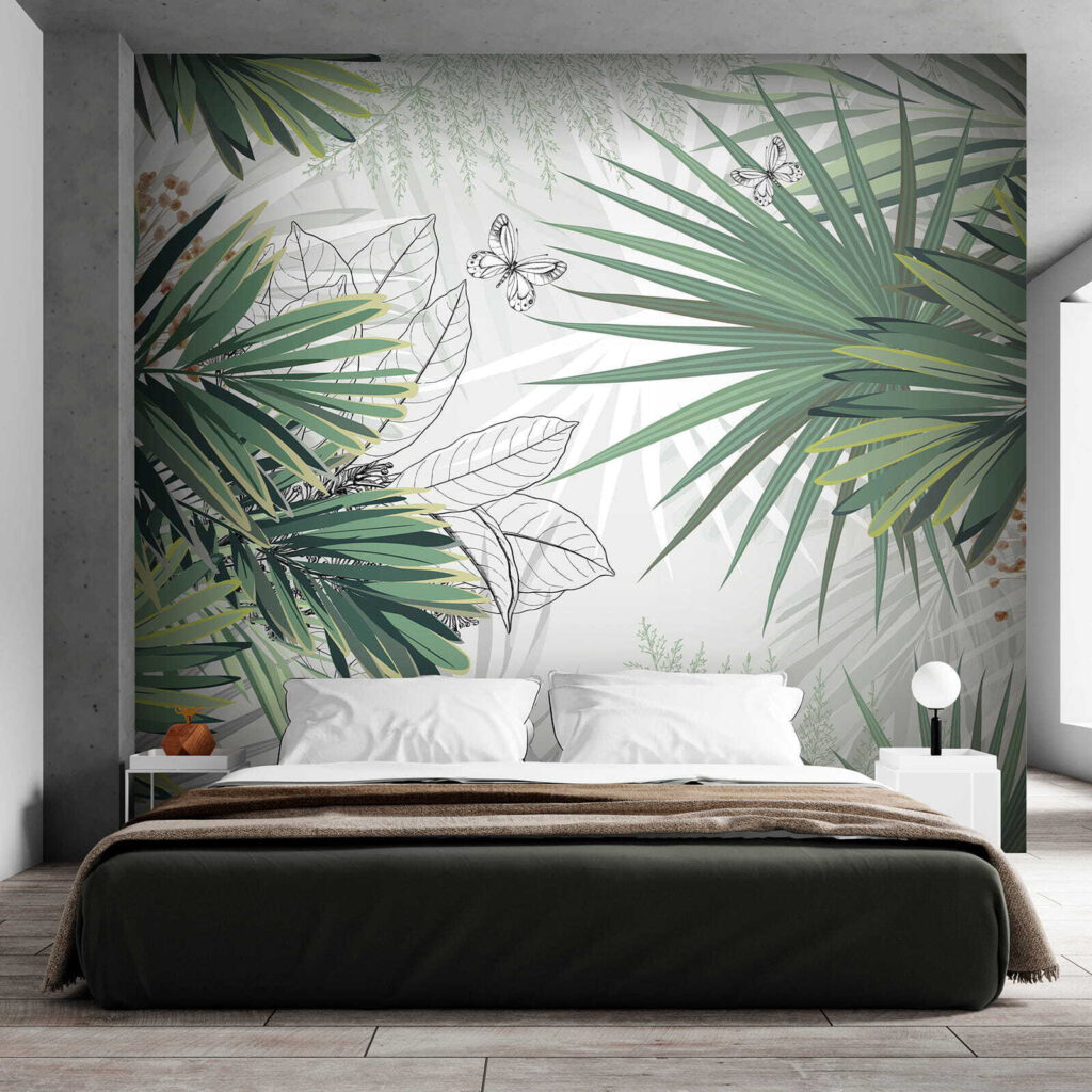 Zartes tropisches Blattwerk — Interieur 3