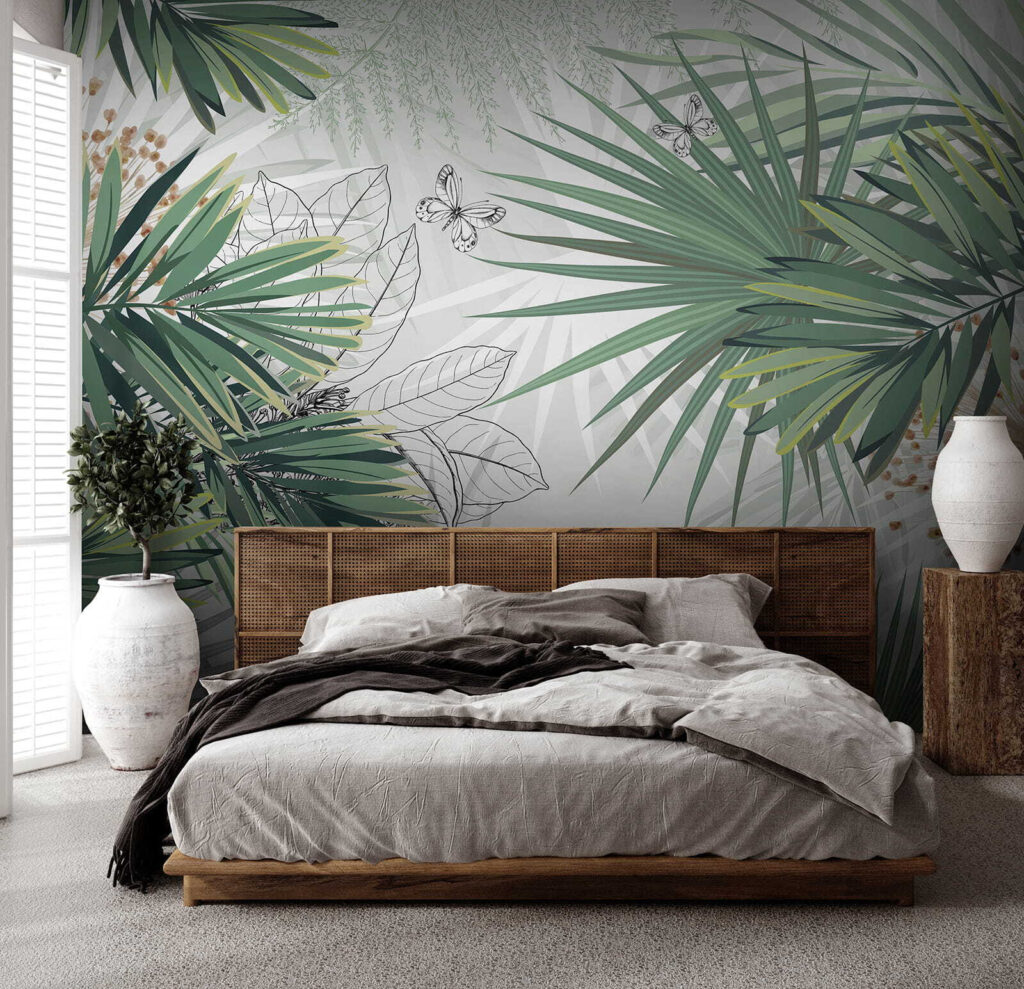 Zartes tropisches Blattwerk — Interieur 4