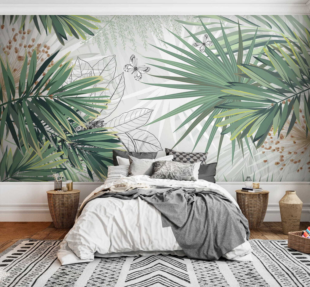 Zartes tropisches Blattwerk — Interieur 5