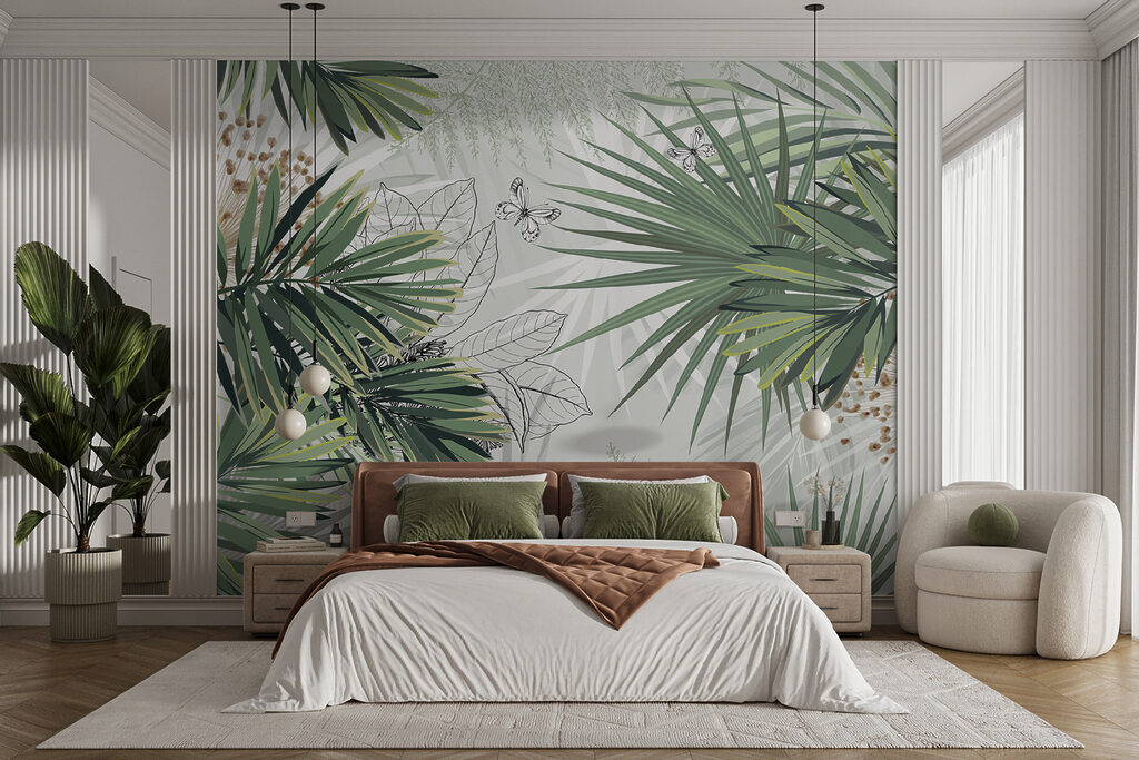 Zartes tropisches Blattwerk — Interieur 10