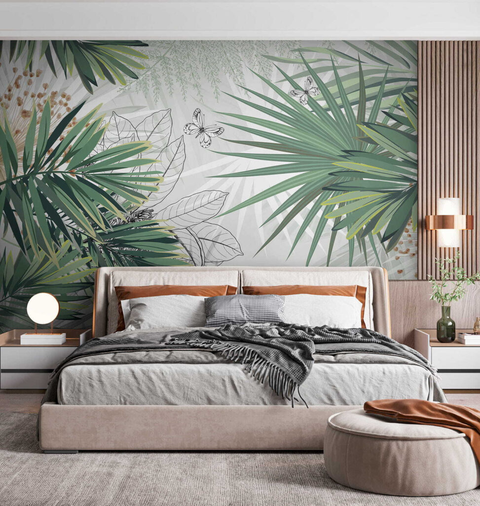 Zartes tropisches Blattwerk — Interieur 6
